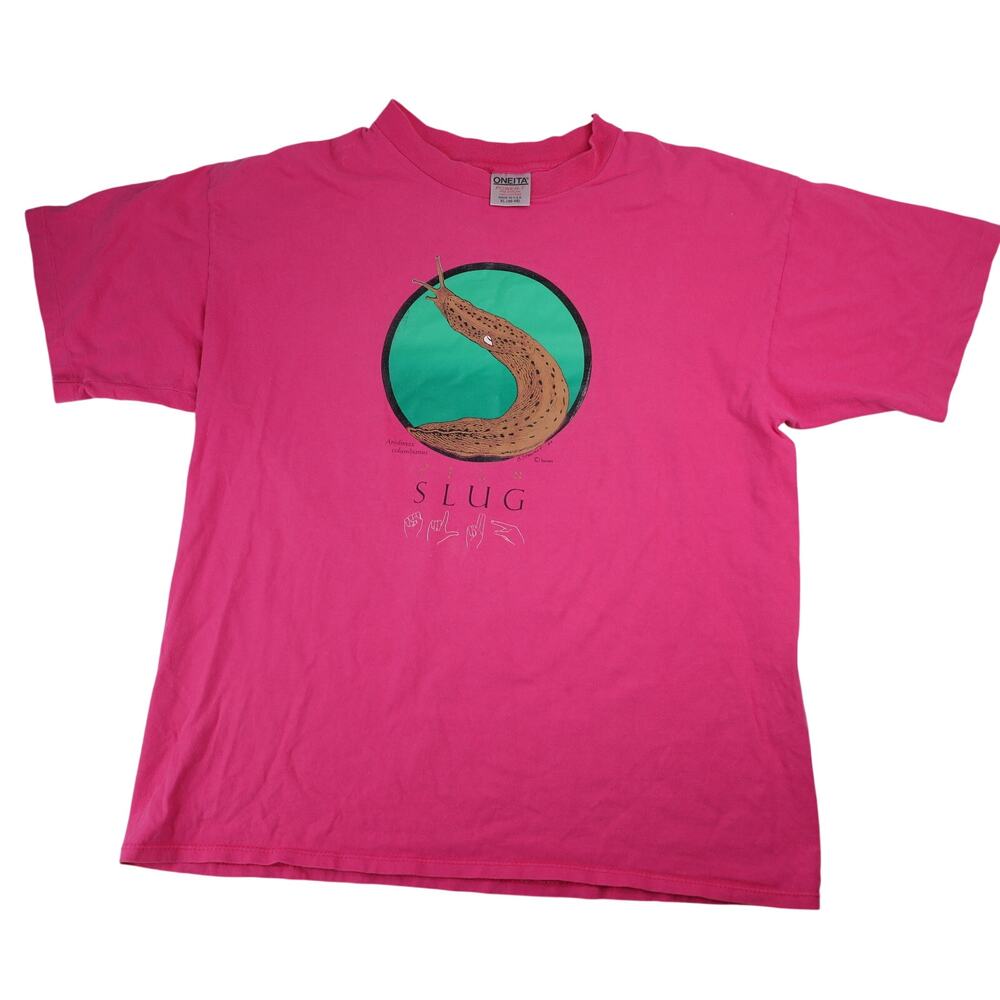 Vintage 80s Slug Graphic T Shirt